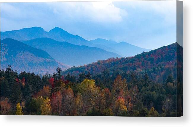  Canvas Print featuring the photograph The Adirondacks by Kendall McKernon
