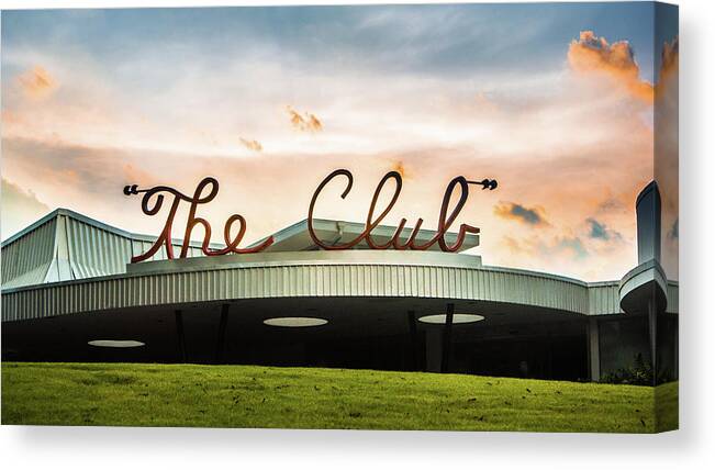 The Club Canvas Print featuring the photograph The Club Panorama by Parker Cunningham