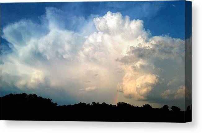 Storm Canvas Print featuring the photograph The Perfect Storm by Ally White