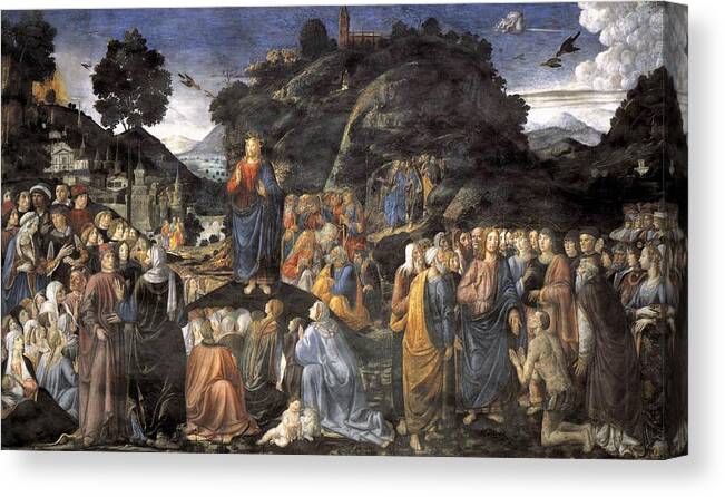 The Sermon On The Mount Canvas Print Canvas Art By Cosimo Rosselli