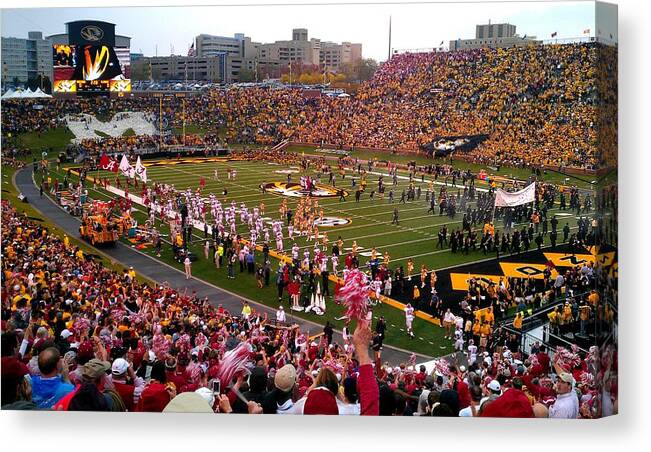 Gameday Canvas Print featuring the photograph The Zoo by Kenny Glover