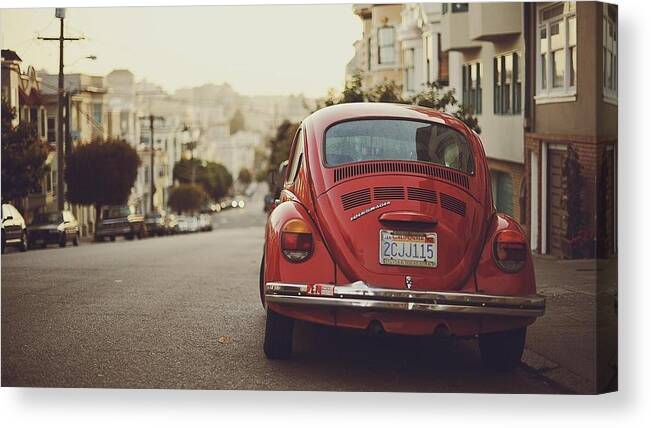 Volkswagen Canvas Print featuring the photograph Volkswagen by Mariel Mcmeeking