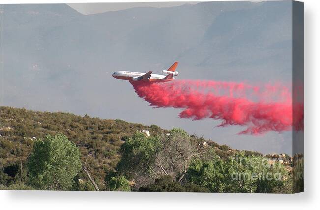 Wildfire Canvas Print featuring the photograph Wildfire by Chris Tarpening