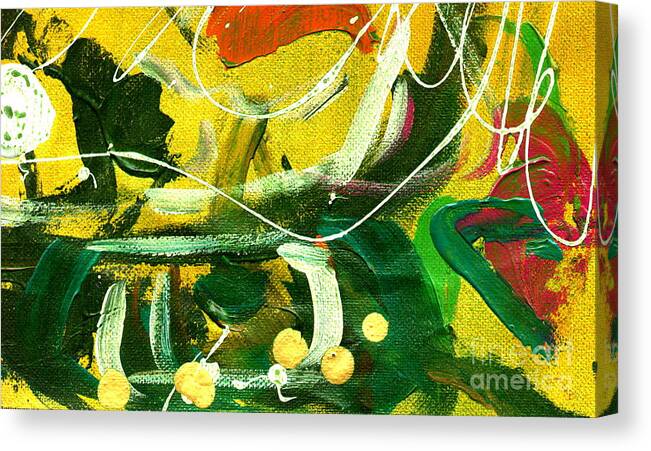 Abstractabstract Canvas Print featuring the painting Windswept V by Angela L Walker