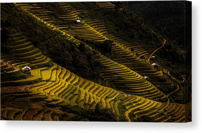 Terrace Canvas Print featuring the photograph by Dang Thanh Son