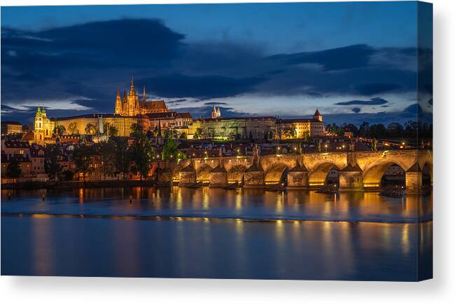 City Canvas Print featuring the photograph Classic Prague #1 by Sergiy Melnychenko