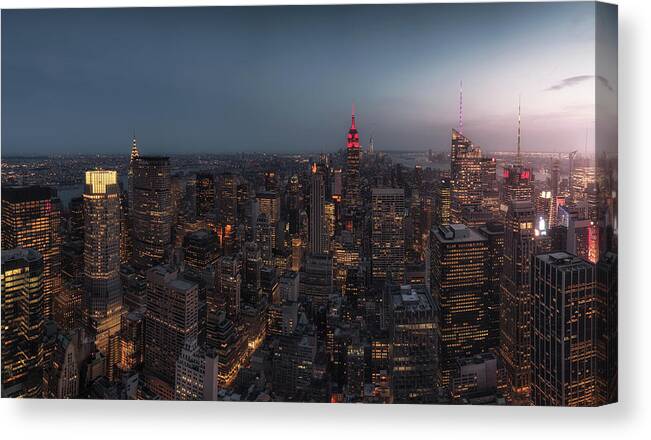 New York Canvas Print featuring the photograph Untitled #25 by David Martn Castn