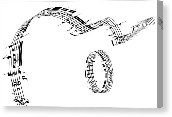 A Guitar Made Of Music Notes Canvas Print Canvas Art By Ian Mckinnell Guitar tablature sheet music, easy tabs, house of the rising sun. a guitar made of music notes canvas print