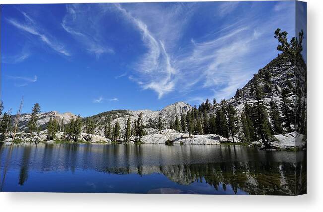 Aster Lake Canvas Print featuring the photograph Aster Lake Sequoia National Park by Brett Harvey