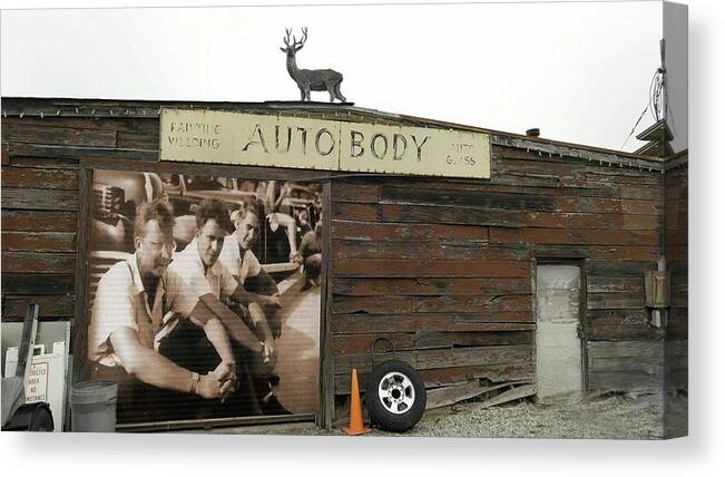 Auto Body Canvas Print featuring the photograph Auto Body by John Parulis