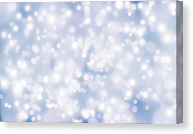 Particle Canvas Print featuring the photograph Background Light Bright by Brainmaster