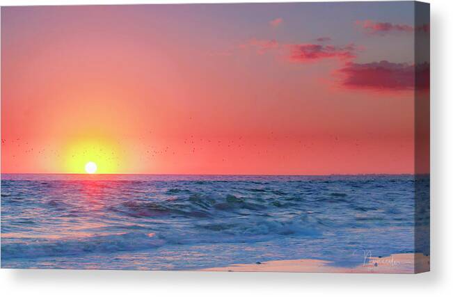 Art Prints Canvas Print featuring the photograph Beach 02 by Nunweiler Photography