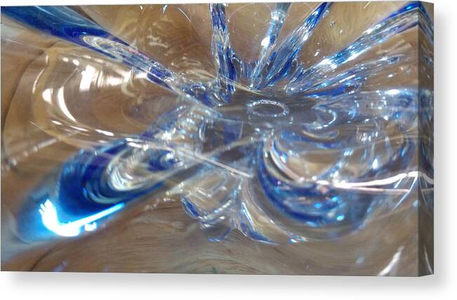 Flow Canvas Print featuring the digital art bITS AND pIECES fLOW 44 by Scott S Baker
