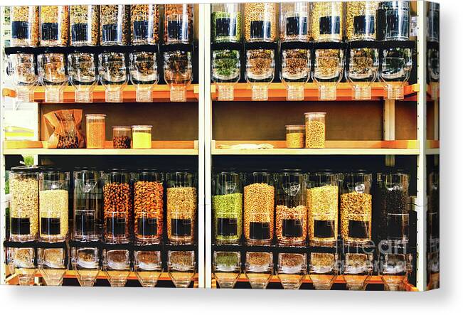 Bulk Food Store Texture Dispenser Bins Shelves Sustainable Zero Waste Eco  Friendly Shop Market Canvas Print / Canvas Art by Luca Lorenzelli - Pixels