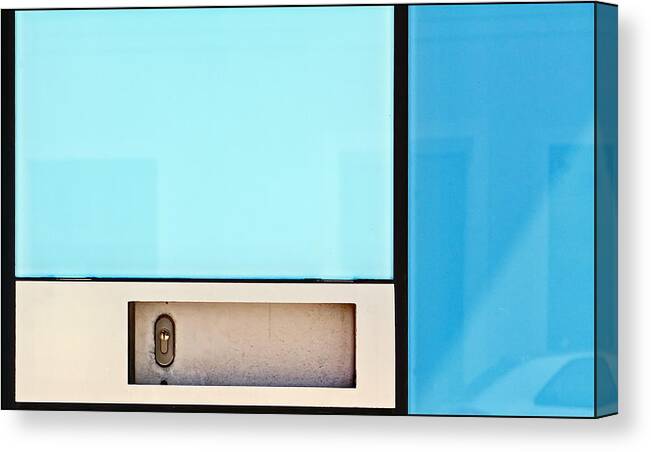 Architecture Canvas Print featuring the photograph Closed Facade by Hans Peter Rank