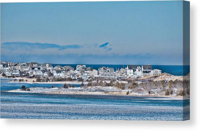 Winter Canvas Print featuring the photograph Coastal Winter by Kate Hannon