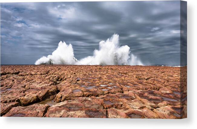 Landscape Canvas Print featuring the photograph Forces of Nature by Hamish Mitchell