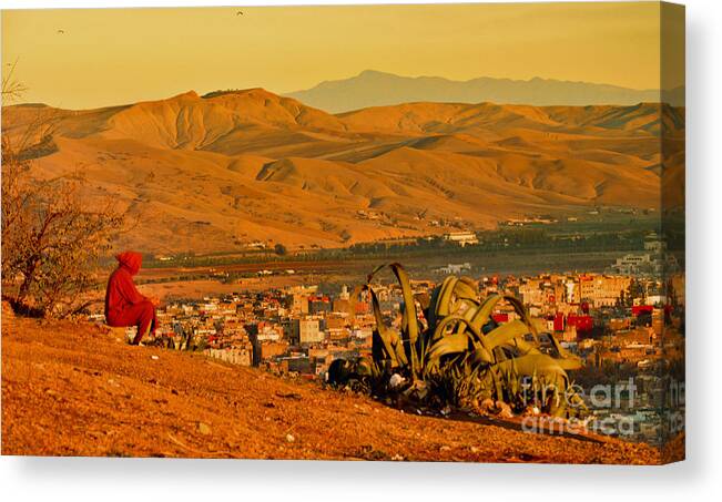 Man Canvas Print featuring the photograph Contemplator by Yavor Mihaylov