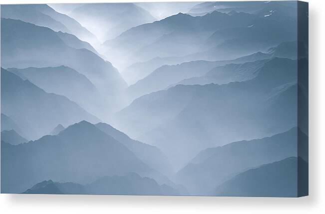 Ladakh Canvas Print featuring the photograph Dream Layers by Jassi Oberai