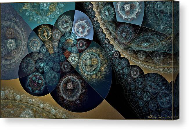  Canvas Print featuring the digital art Ecclesiastes by Missy Gainer