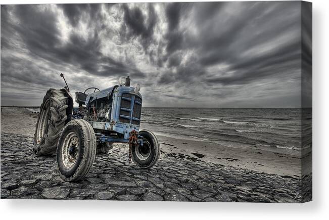 Hdr Canvas Print featuring the photograph Frogged by Leon