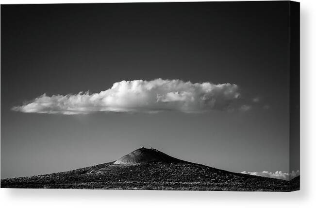 National Park Canvas Print featuring the photograph Hill and Cloud by Joseph Smith