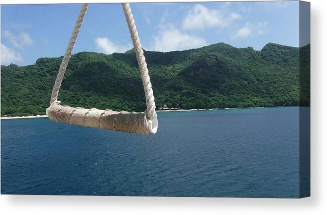 Island Windjammers Canvas Print featuring the photograph Ready to Go? by Dan Podsobinski