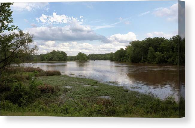 River Canvas Print featuring the photograph River Bend by Susan Rissi Tregoning