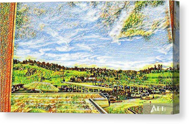 Nature Canvas Print featuring the photograph Sunny day by Steven Wills