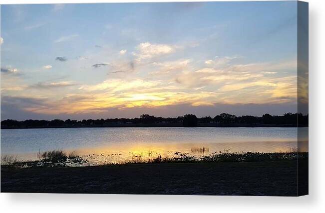 Florida Canvas Print featuring the photograph Sunset Sunday by Lindsey Floyd