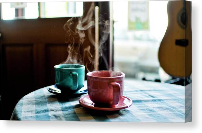 San Francisco Canvas Print featuring the photograph Tea For Two by Cindy Loughridge