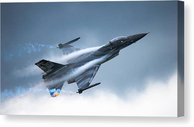 Fighter Canvas Print featuring the photograph Vador by Piotr Wrobel