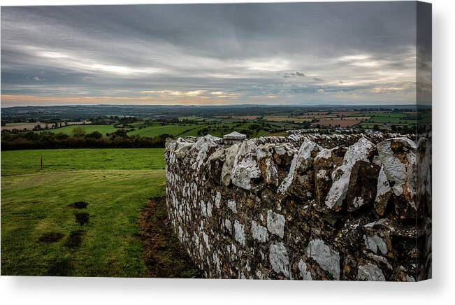 Slane Canvas Print featuring the photograph View from Hill of Slane, Co. Meath, Ireland by Susie Weaver