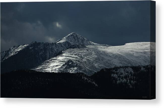When Canvas Print featuring the photograph When Winter Calls by Brian Gustafson
