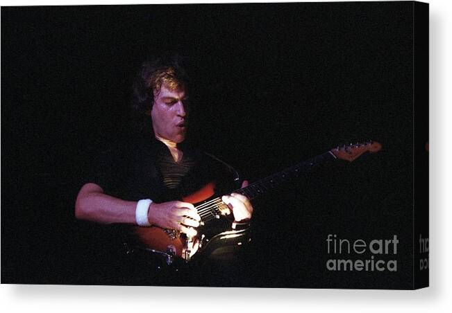 Pat Travers Pat Thrall Canvas Print featuring the photograph Pat Travers #12 by Bill O'Leary