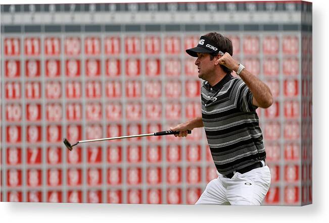 Playoffs Canvas Print featuring the photograph WGC - HSBC Champions: Day Four #8 by Ross Kinnaird