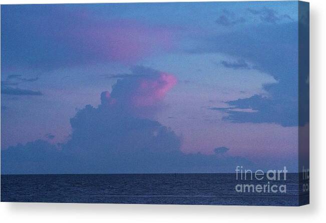  Canvas Print featuring the photograph Atardecer by Dennis Richardson