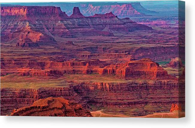 Canyonlands Canvas Print featuring the photograph Canyonlands by Thomas Hall