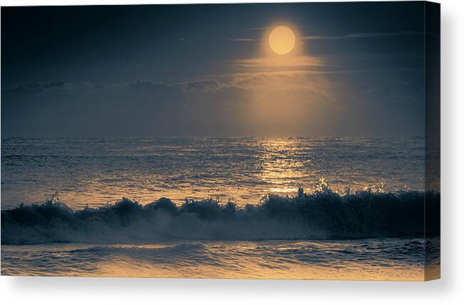 Top Artist Canvas Print featuring the photograph 4143 Delray Beach Atlantic Ocean by Amyn Nasser Neptune Gallery