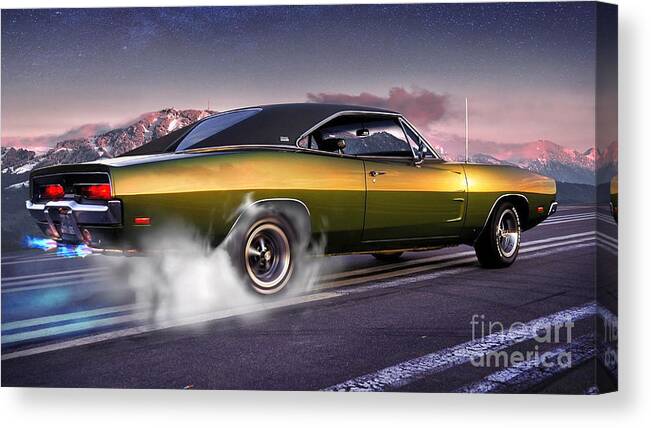 Dodge Canvas Print featuring the photograph Dodge Charger by Action