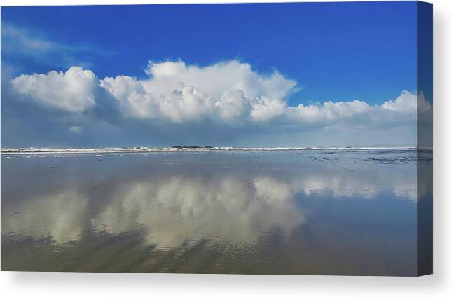 Tofino Canvas Print featuring the photograph Duality by Allan Van Gasbeck