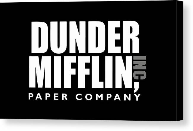 The Office - Dunder Mifflin Paper Company Logo - Black | Spiral Notebook