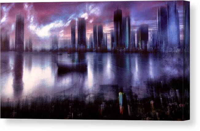 Photography Canvas Print featuring the photograph Dystopian Sunrise by Craig Boehman