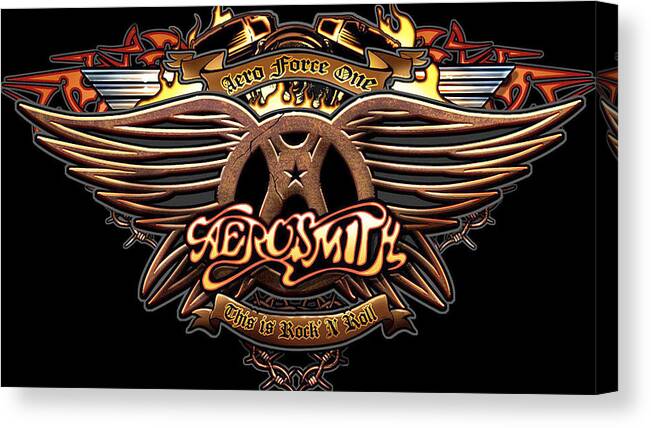 Aerosmith Canvas Print featuring the digital art Force by Elizabeth Davis