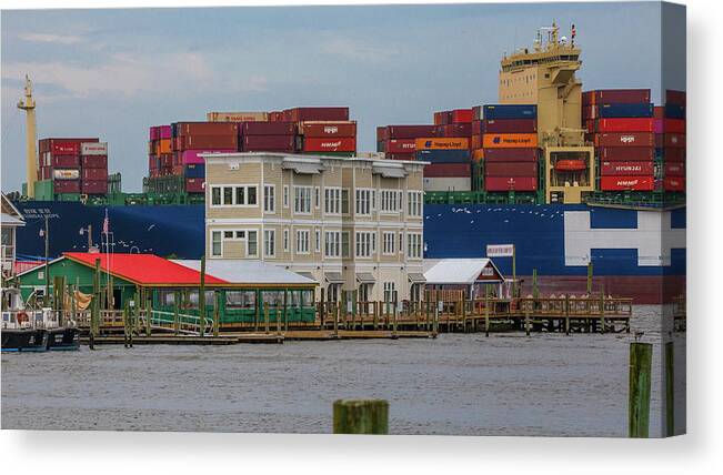 Southport Canvas Print featuring the photograph Hyundai Hope Comes to Southport by Nick Noble