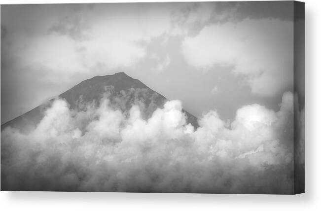 Asia Canvas Print featuring the photograph In the Clouds by Bill Chizek