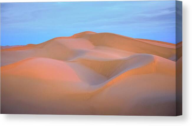 California Canvas Print featuring the photograph Inner Silence - Quiet Dunes by Alexander Kunz