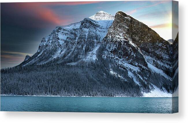  Canvas Print featuring the photograph Lake Louise by G Lamar Yancy