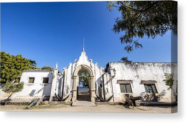 Education Canvas Print featuring the photograph Mozambique Island, Stone Town by John Seaton Callahan