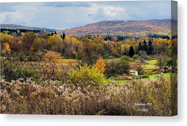 Fall Canvas Print featuring the photograph Prelude to Winter 2 by John Anderson